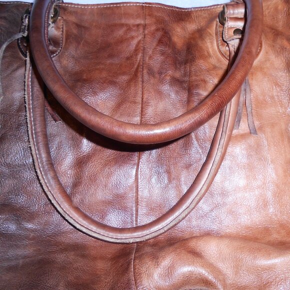 RARE COLD BREW Bed Stu Rockaway Crossbody Leather Bag - Picture 14 of 16